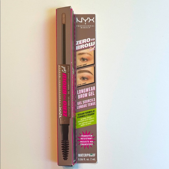 NYX Professional Makeup
 
Zero to Brow Longwear Eyebrow Gel - Picture 1 of 5